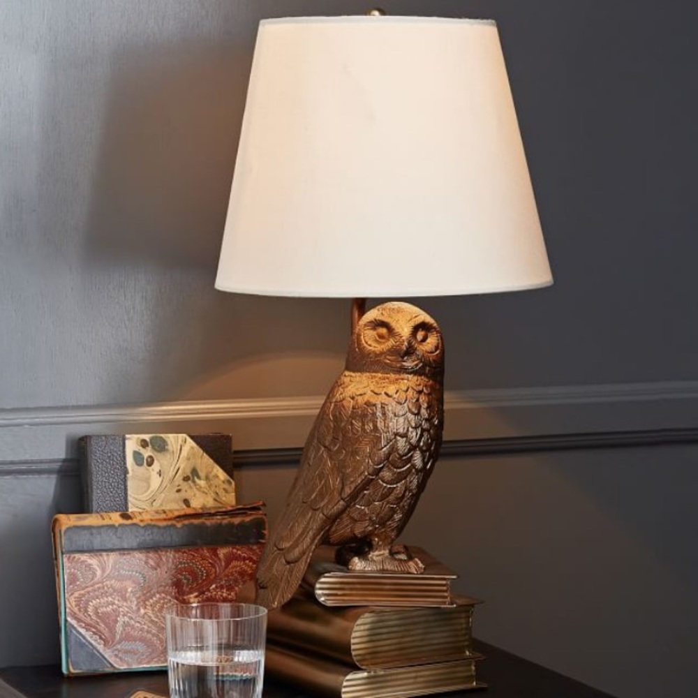 Pottery Barn Hedwig Harry Potter Table Lamp